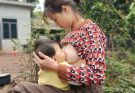 Single mother breastfeeding Single Mom & Her Babys Precious Moments