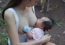 Single mother breastfeeding Single Mom & Her Babys Precious Moments