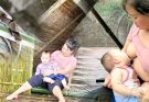 FULL VIDEO: single mother, journey to move to new place and build bamboo house in cave and water